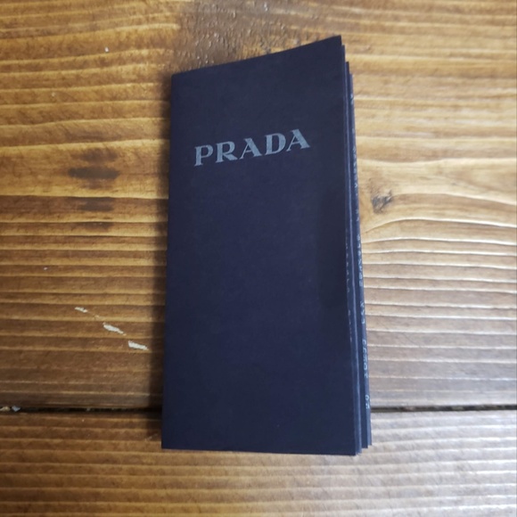 Prada Sunglasses Case w/ Care Book Brochure & Cert - Picture 4 of 8